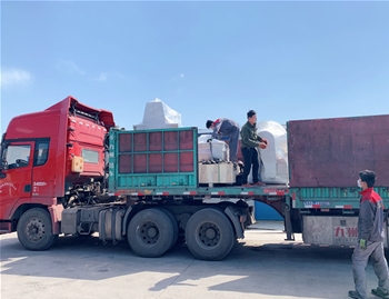匯品滾揉機(jī)、鹽水注射機(jī)發(fā)貨現(xiàn)場