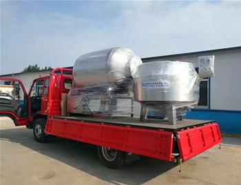 1000L變頻真空滾揉機、700L電加熱煮鍋發(fā)往安徽