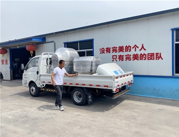 400L真空滾揉機(jī)、500L電加熱夾層鍋，發(fā)往河南洛陽