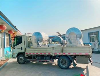 600L真空滾揉機2臺，料車2臺，200L可傾電加熱夾層鍋1臺，發(fā)貨河南