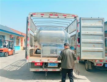 匯品600L真空滾揉機1臺，200L不銹鋼料車2臺，發(fā)貨河南許昌